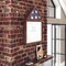 Flash Furniture Quincy Flag and Certificate Display Case, Solid Pine Wood Flag Shadow Box, Dark Brown Finish HMHD-22M142Y-RSTBRN-GG - alternate 5